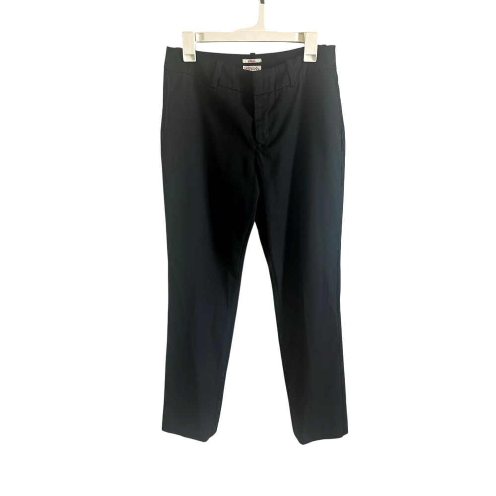 Merona Women's 8 Black Classic Straight Fit Stretch Extensible Dress Pants